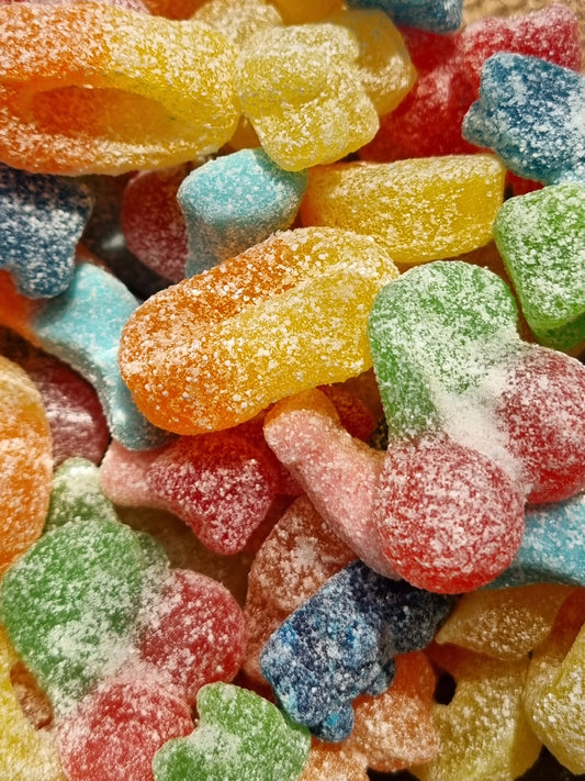 Gluten Free Fizzy Gummy Sweets - 100g